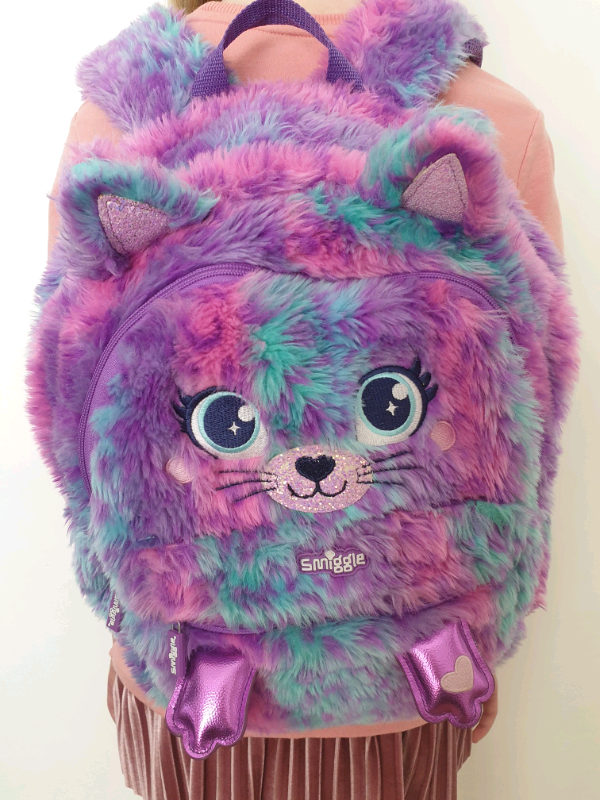 smiggle fluffy backpack